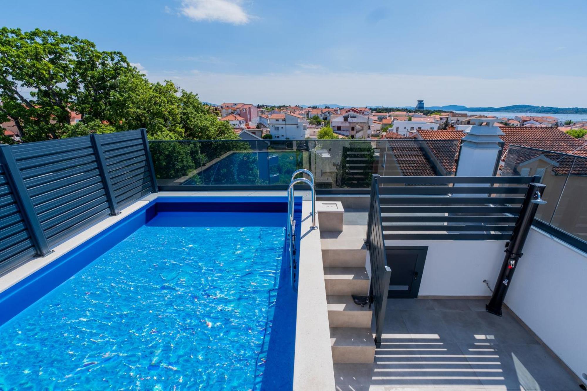 Three-Bedroom Premium Holiday Home Atmosfera With Private Pool&Sauna Vodice Kültér fotó