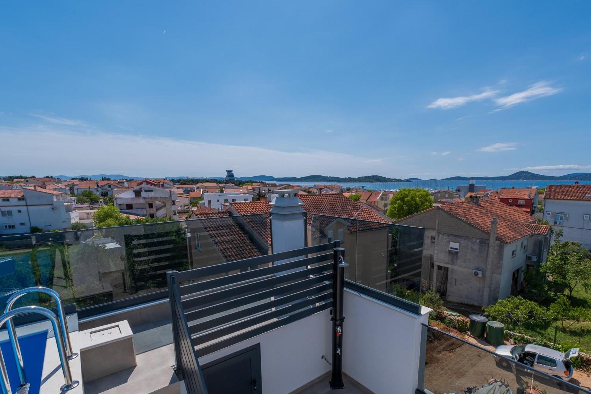 Three-Bedroom Premium Holiday Home Atmosfera With Private Pool&Sauna Vodice Kültér fotó