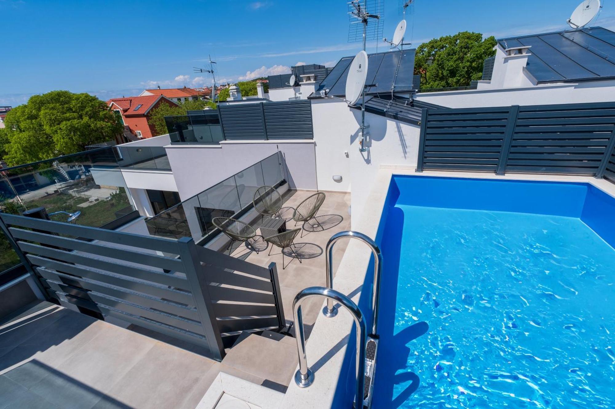 Three-Bedroom Premium Holiday Home Atmosfera With Private Pool&Sauna Vodice Kültér fotó